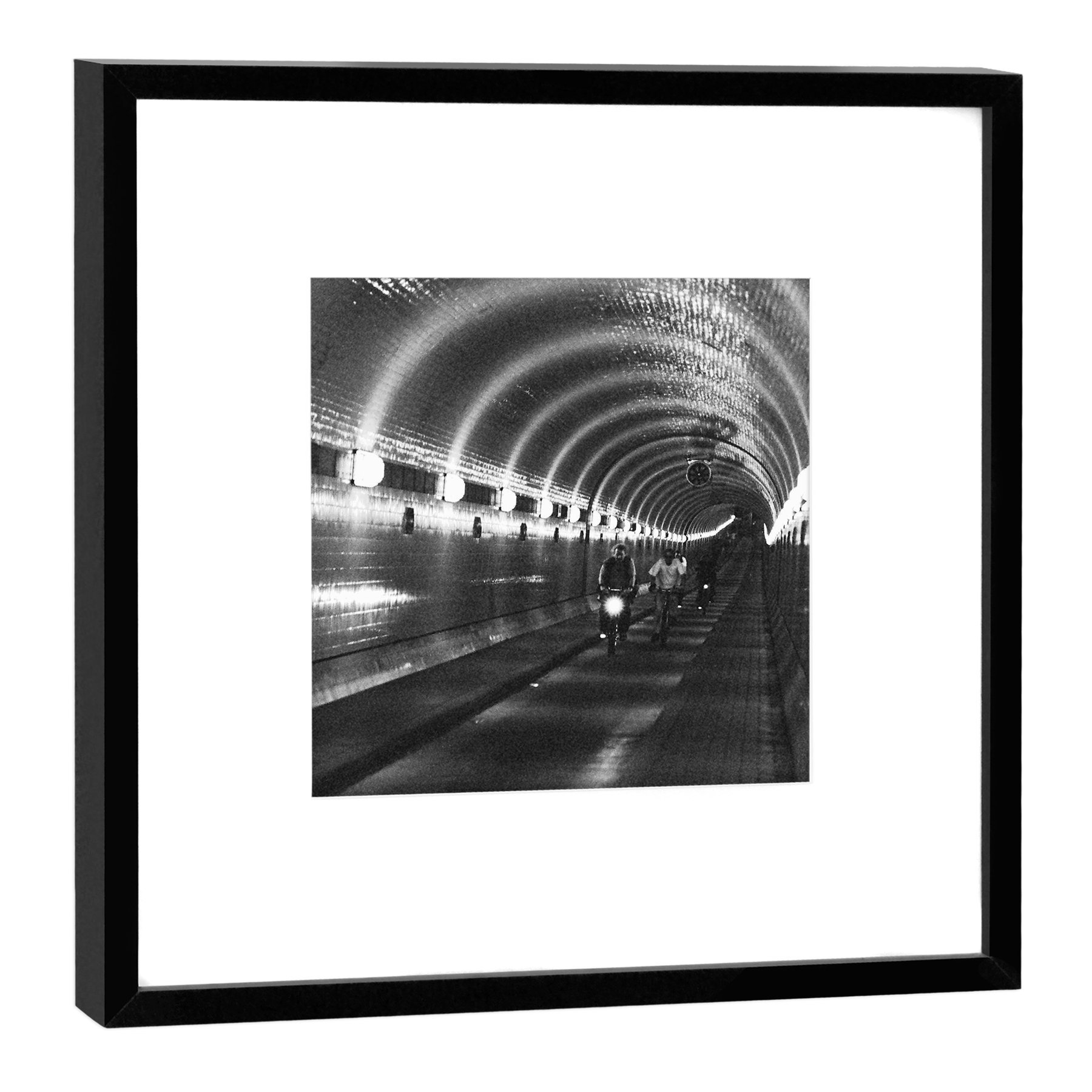 Idée cadeau souvenir de Hambourg tableau photo vieux Elbtunnel