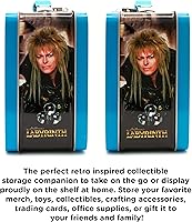 Vista 5 de AQUARIUS Labyrinth - Caja grande de diversión, caja de almacenamiento de lata resistente con mango de plástico y cubierta frontal en relieve