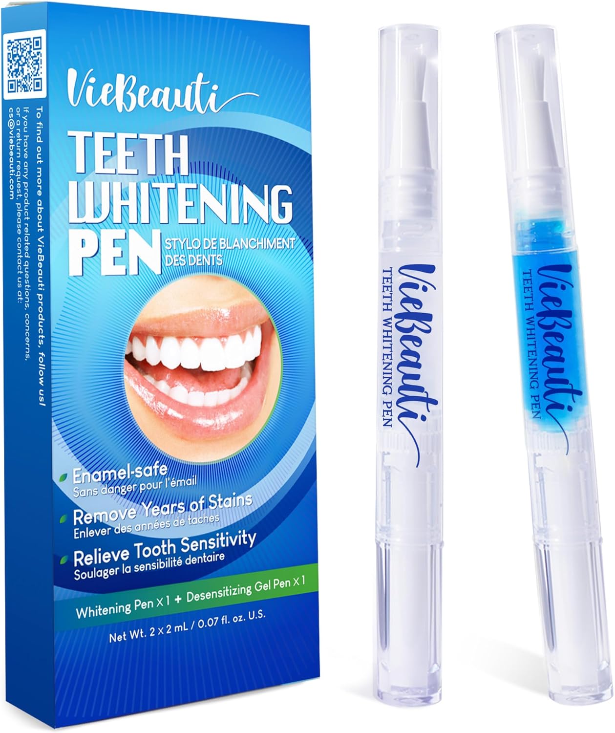 Teeth Whitening Pen Gel Kit: 35% Carbamide Peroxide Gel for Stain Removal - No Sensitivity with Remineralizing Pen for a Brighter Whiter Smile Mild Mint (7 Pack)
