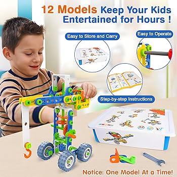 Amazon.com: MOONTOY 12 in 1 STEM Toys for 4 5 6 7 8+ Year