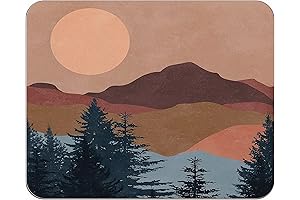 OFlich Boho Mousepad: Adorn Your Workspace with Nature's Hues