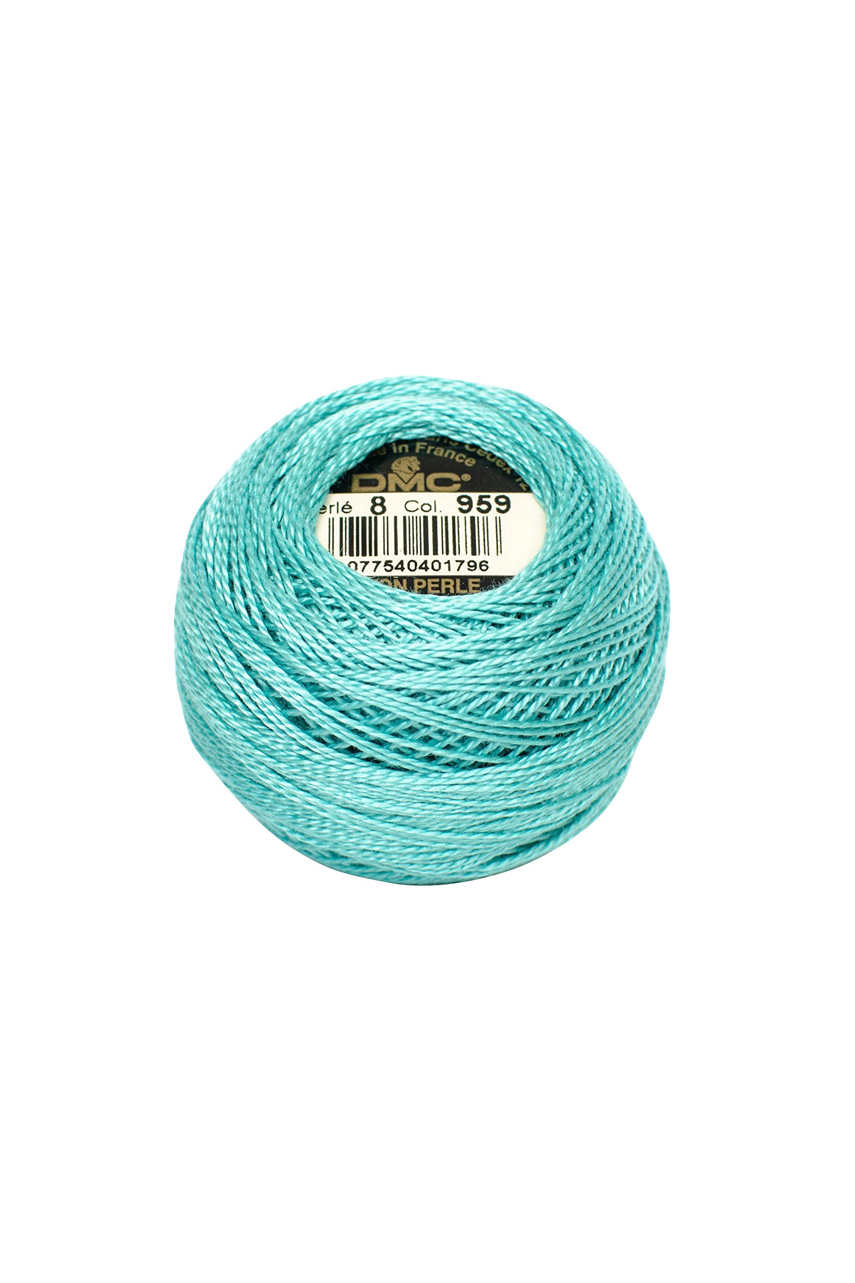 DMC 116 8-959 Pearl Cotton Thread Balls, Medium Sea Green, Size 8 — image 1