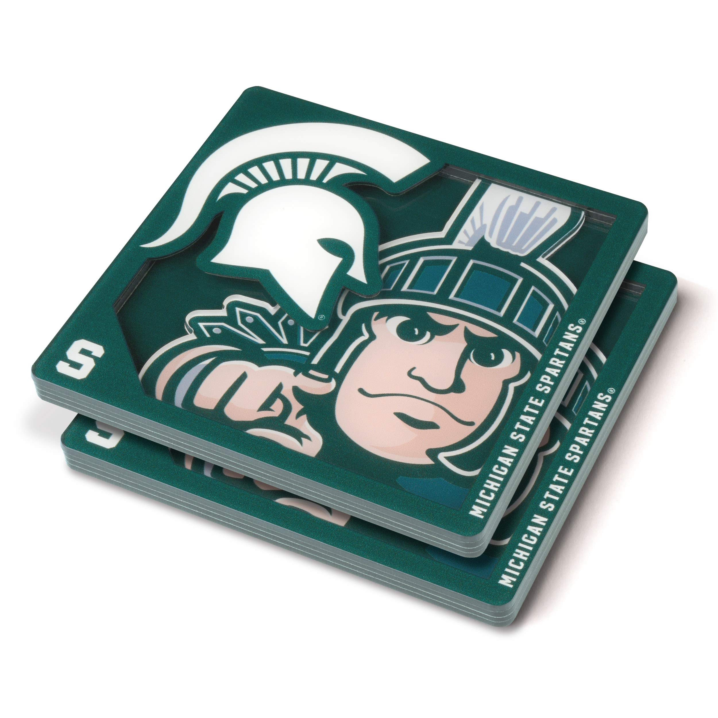 YouTheFan NCAA NCAA 3D Logo Series Coasters