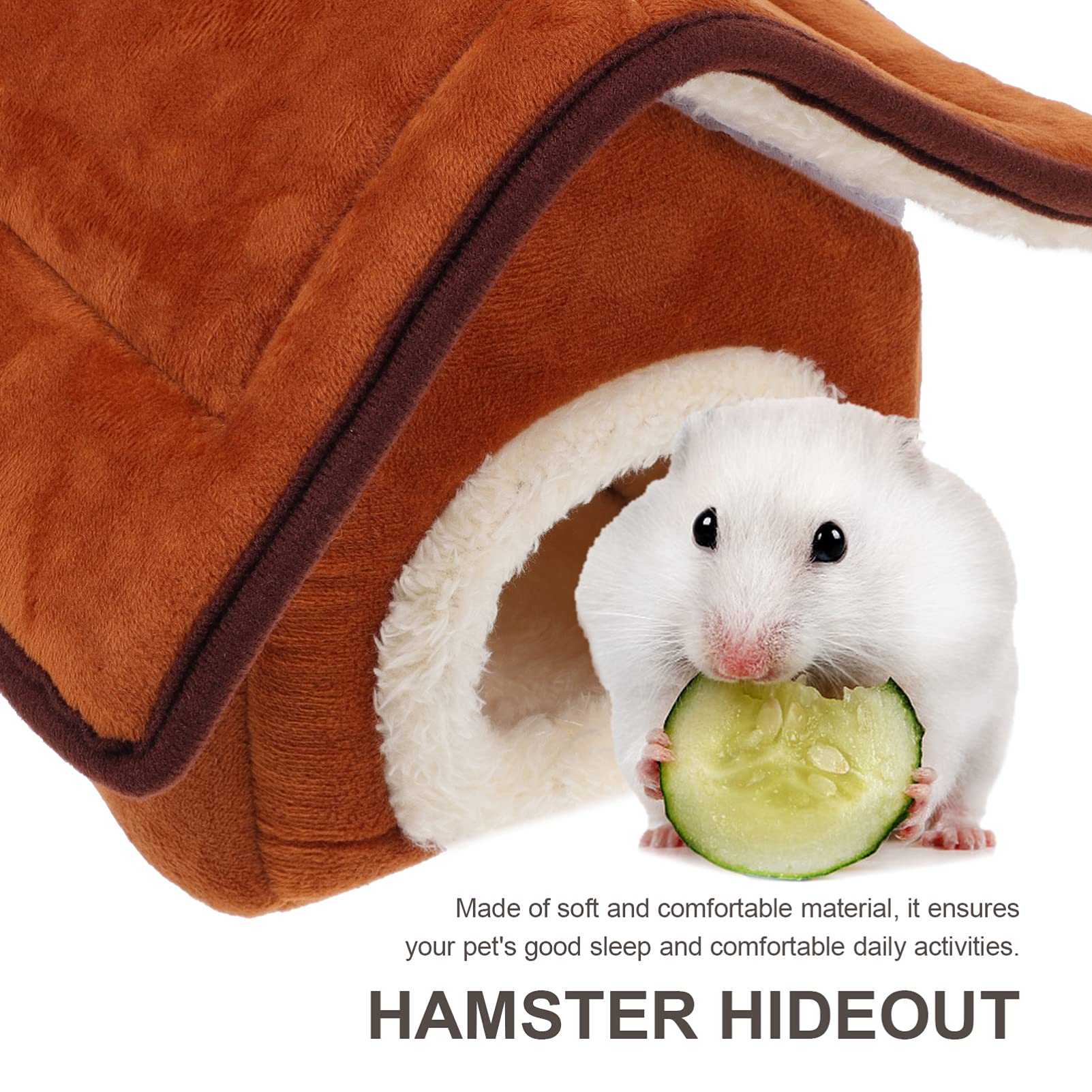 Mipcase 3 Stück Vielseitiges Haustier Stilvolles Hamsterbett Hausbett Für Wohnkultur Und Schlaf