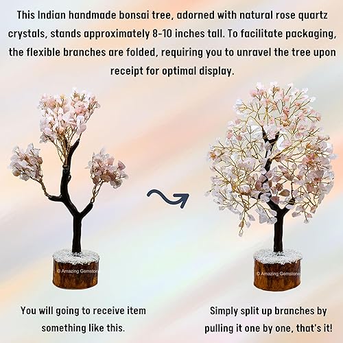 Miniatura 10 de Crystals and Healing Stones Birthday Gifts for Women - Clear Quartz Crystal Tree of Life Home Decor Stocking Stuffers, Bookshelf Decor, Room Decor