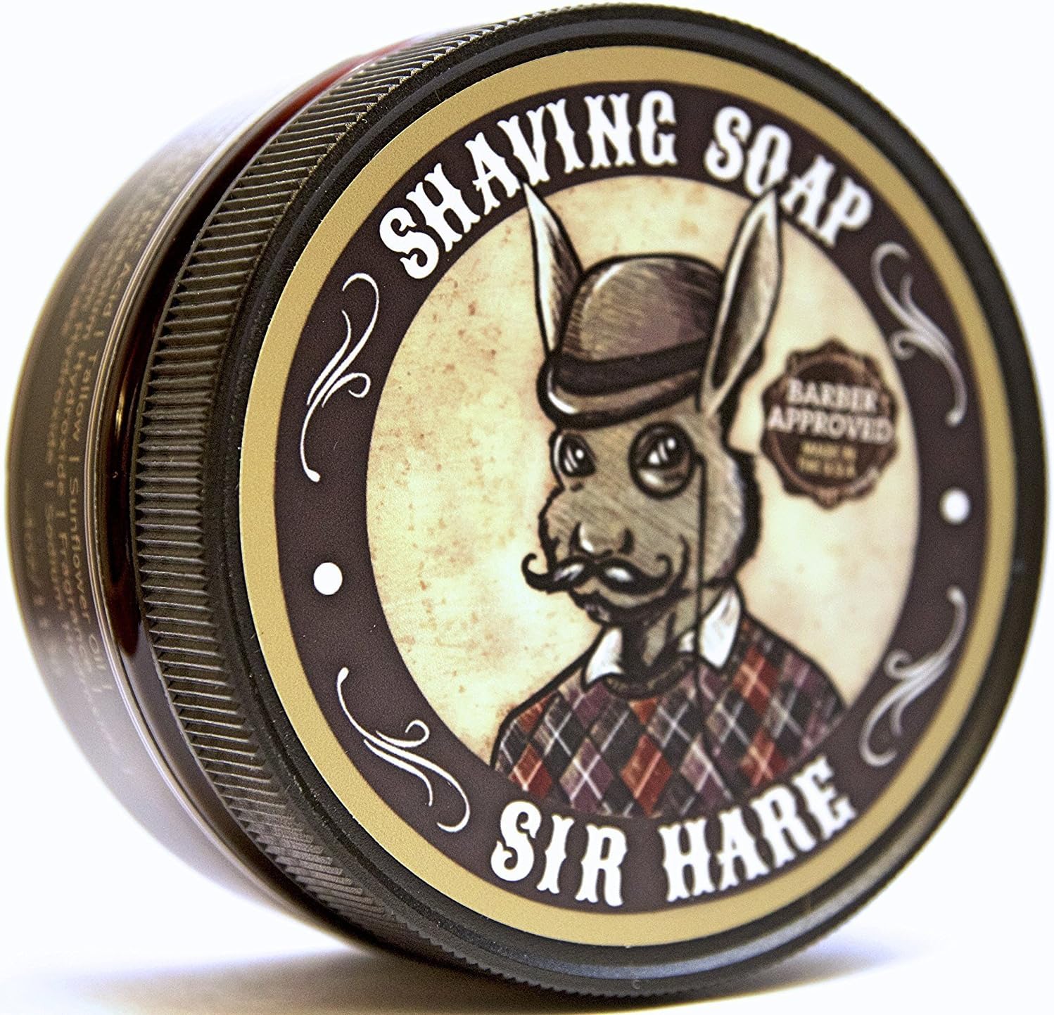 Premium Shaving Soap for Men by Sir Hare - Barbershop Fragrance - Shave Soap That Smells Great and Provides a Smooth Shave