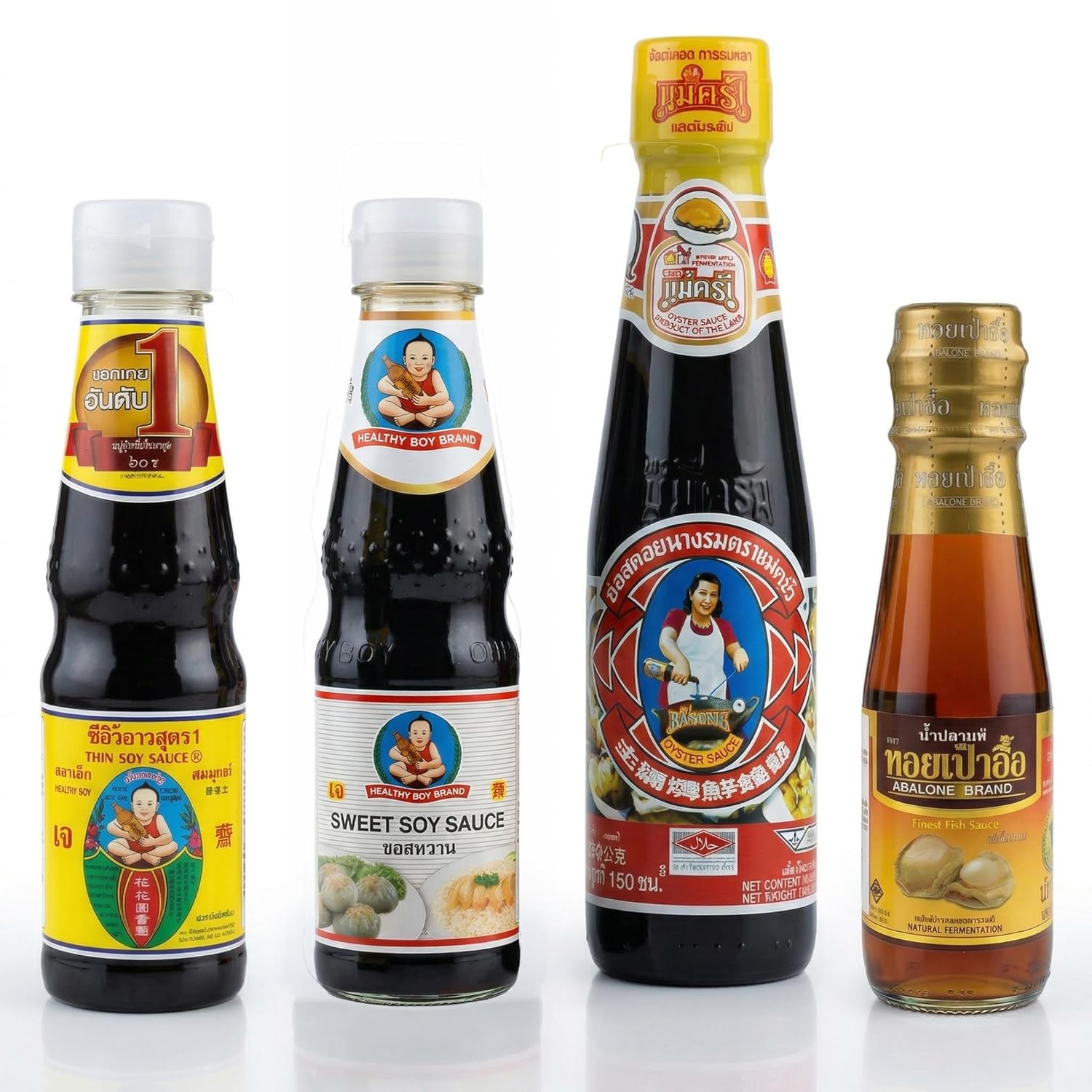 Thai Food Cooking Sauce Kit (Essential Set, Small-size Bottle)