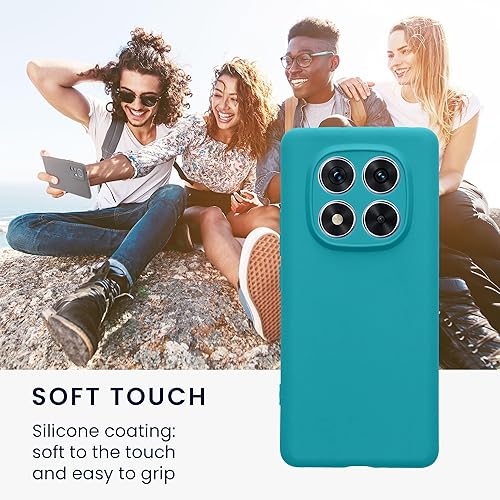 Vista 156 de kwmobile Funda compatible con Xiaomi Redmi Note 11 / Note 11S - Funda protectora de silicona TPU suave y delgada - Azul Báltico Azul (Baltic Blue)