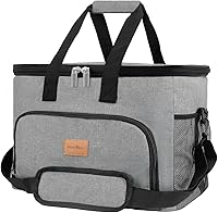 Vista 11 de Portable Soft Cooler Bag - 24/60 Can Insulated Camping Cooler, Leakproof Collapsible Soft Sided Cooler for Drink, Suitable for Picnic, Beach