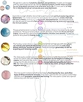 Vista 43 de Precious Gemstone Natural Crystal Healing Bracelet, Rutilated Quartz, Moonstone, Quartz Handmade Original Design Bracelet