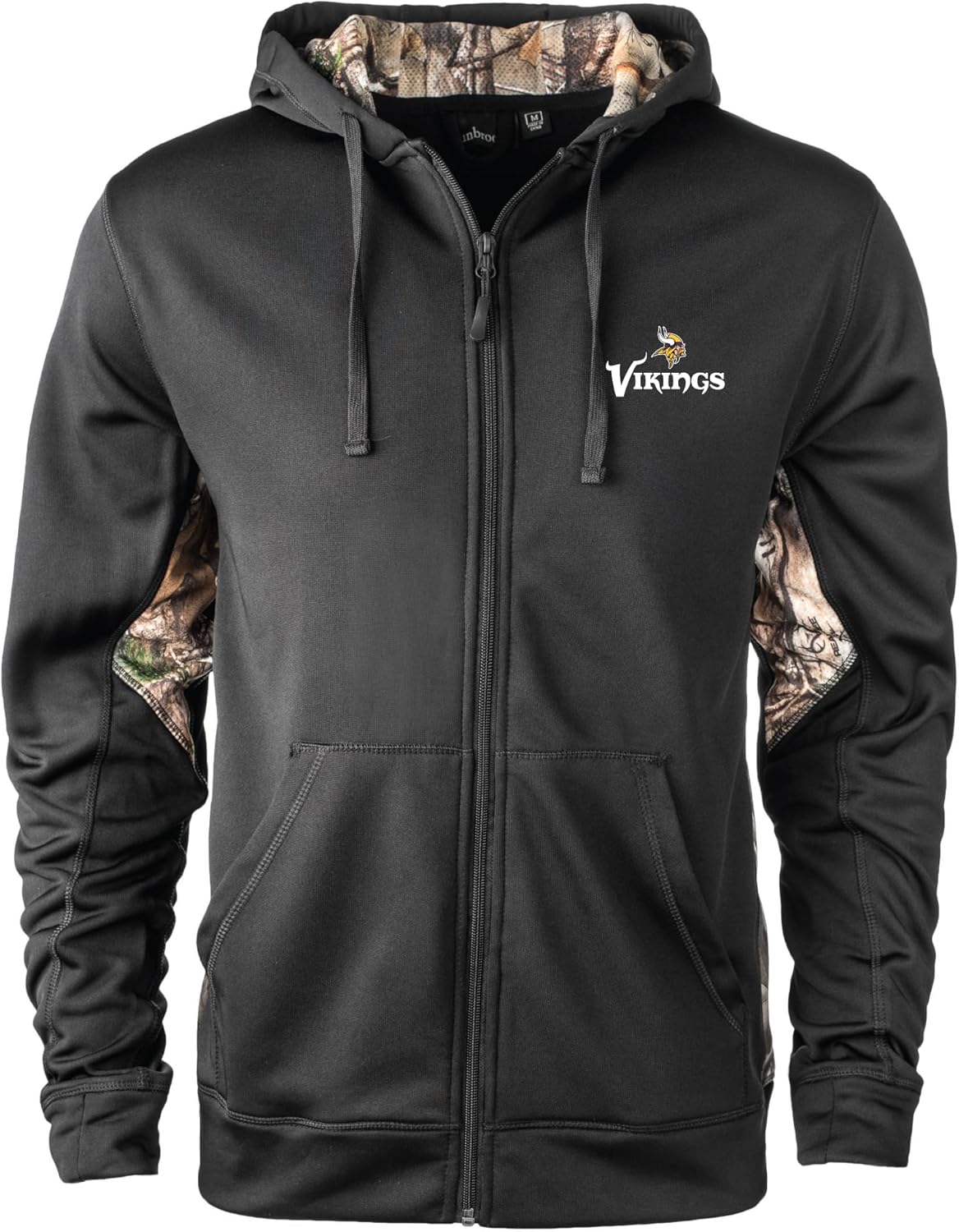 dunbrooke Men's Black/Realtree Camo Tampa Bay Buccaneers Decoy Tech Fleece Full-Zip Jacket