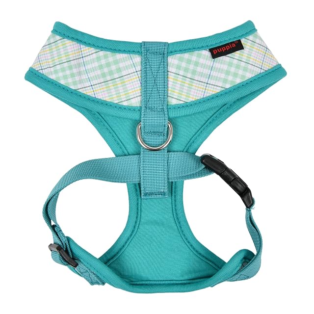 Foto 2 de 5 de Puppia Spring and Summer Fashion - Arnés para Perro sobre la Cabeza, Aqua_Luke, Talla S