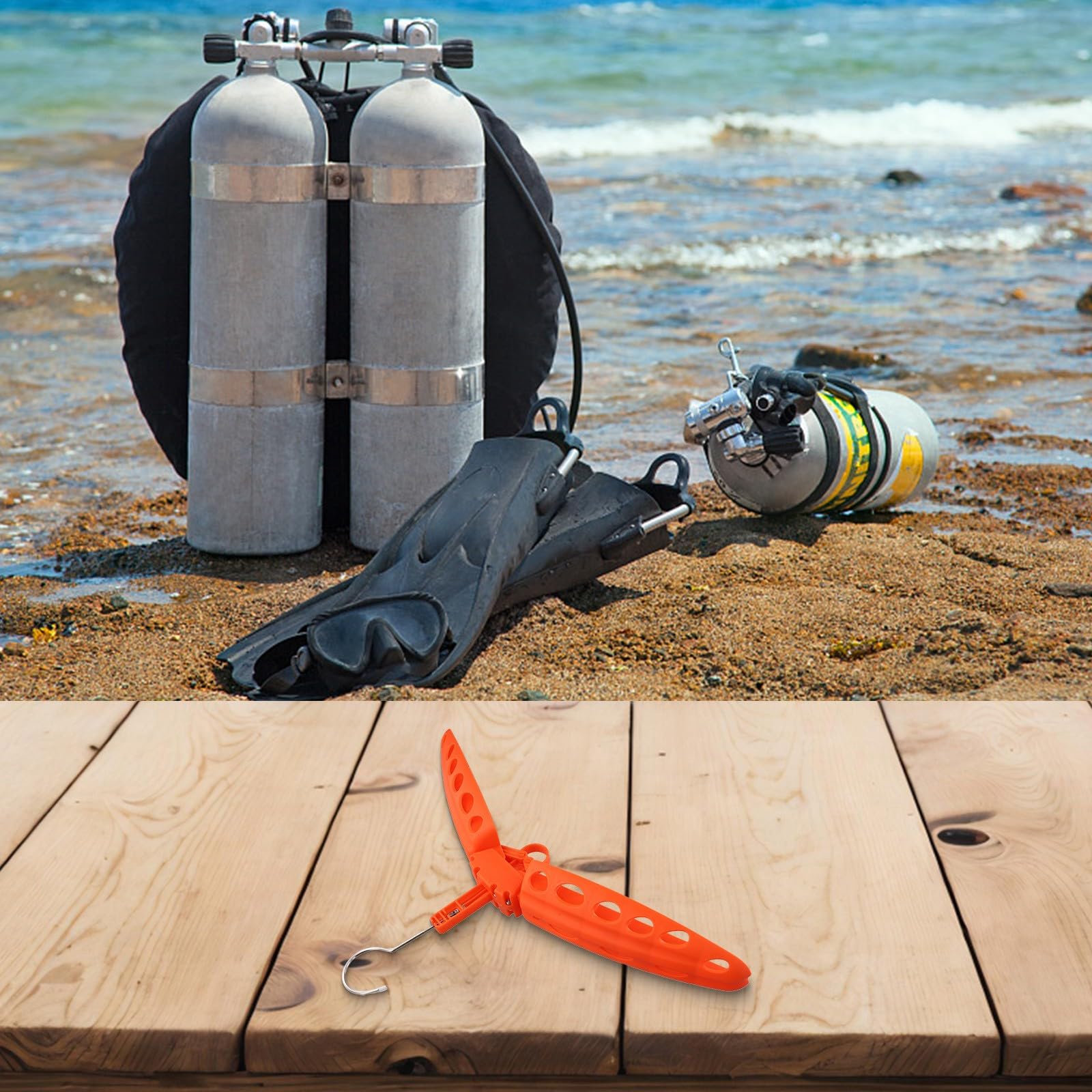 Percha plegable para trajes de neopreno, para surf, buceo, estante de plástico ventilado de secado rápido con brazos anchos, almacenamiento portátil para trajes húmedos para todos los trajes