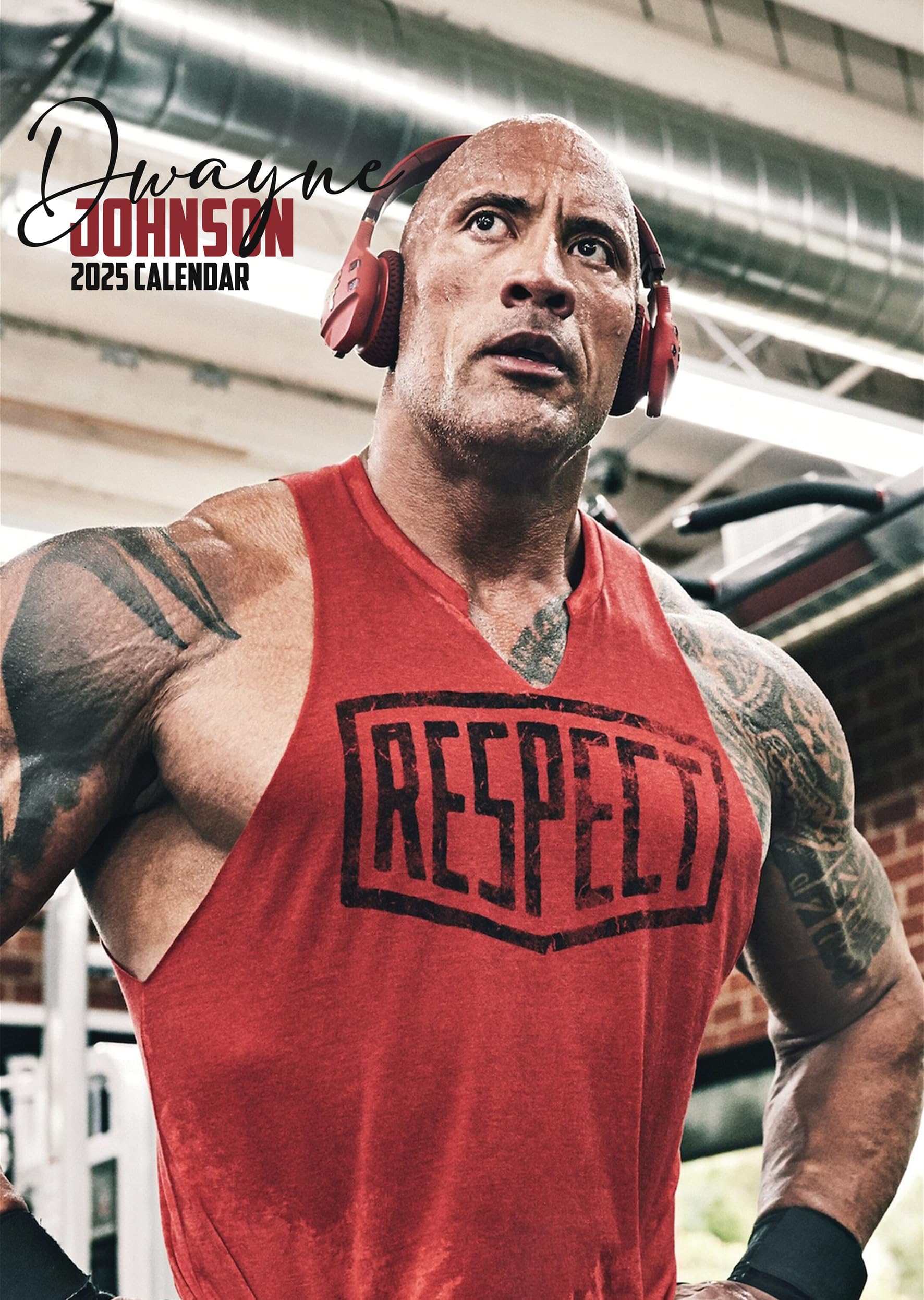 Dwayne (The Rock) Johnson 2025 - A3 Size Wirobound Calendar : Amazon.co