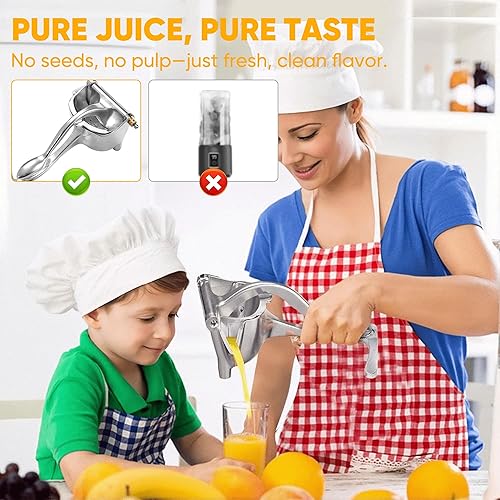 Miniatura 8 de Exprimidor manual, exprimidor de jugo de limón, prensa manual para extracción de jugo, prensa de cítricos, exprimidor de jugo, barra de mano,