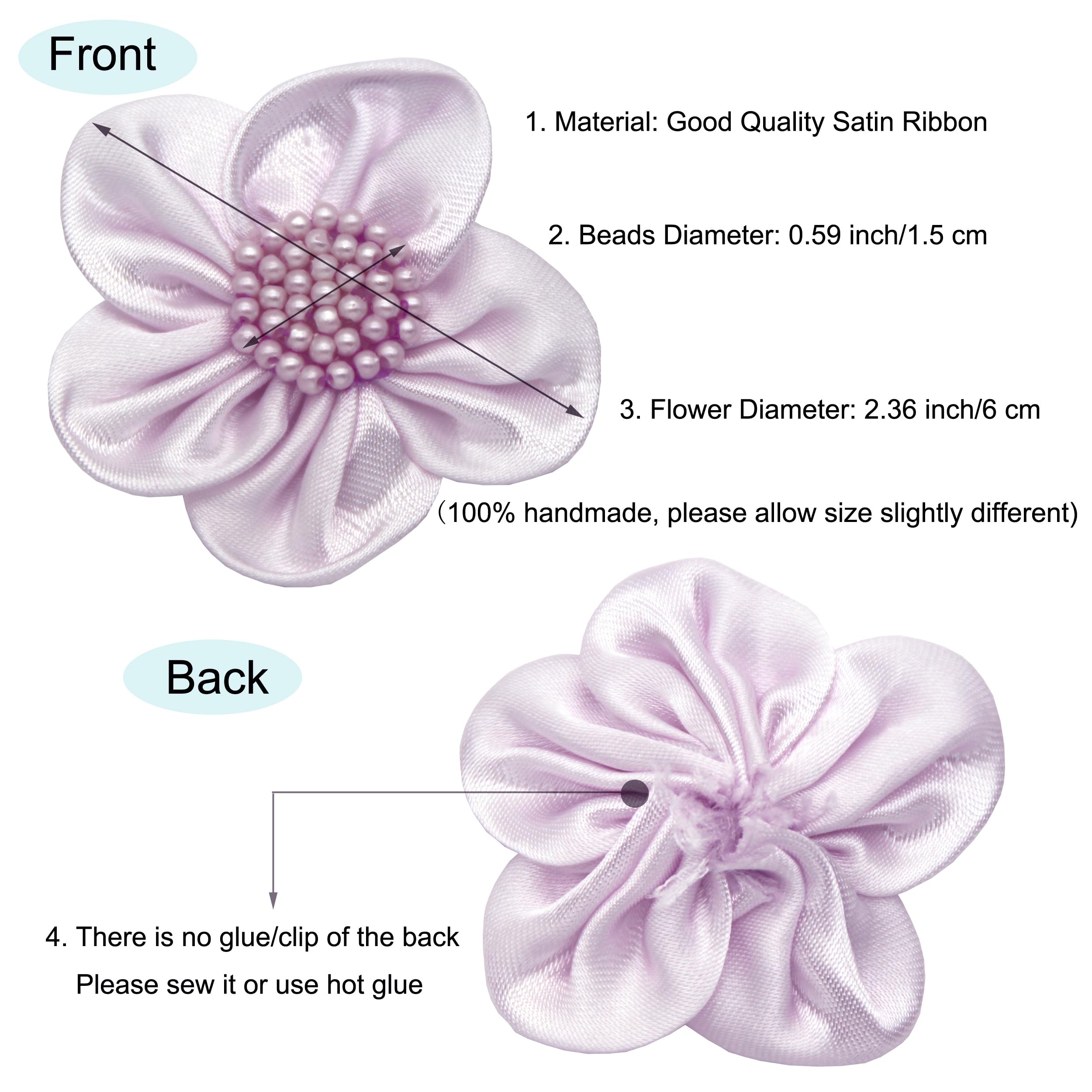 how to make satin flowers for dresses Sew quick and beautiful DIY satin flowers - perfect for beginners