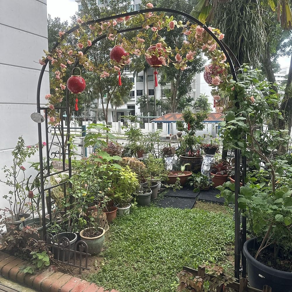 Edelstahl Rankhilfe für Kletterpflanzen Breite Rosenstütze Rostfrei Gartendeko und Pflanzenhelfer