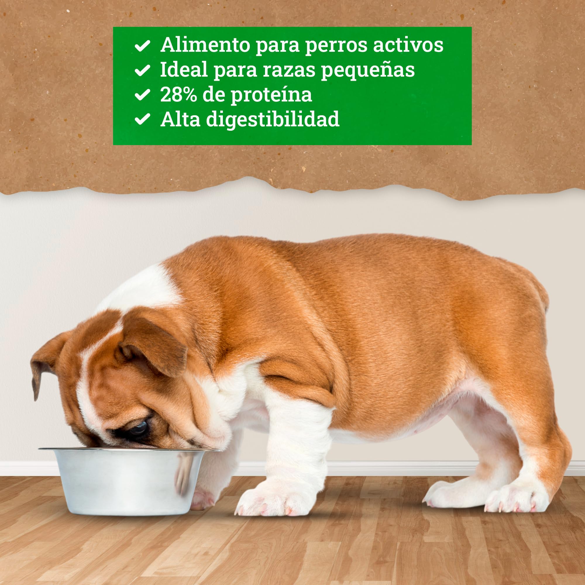 Yerbero Nature Adult Pienso para Perros Mini, Comida para Perros, Pienso Razas Pequeños Fórmula Especial con Alto Contenido Proteico, Ingredientes Digestibles para Razas Mini, Pack de 2 de 3 Kilos