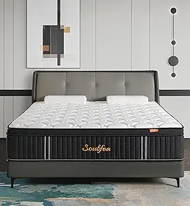 Full Size Mattress,12 Inch Hybrid Full Mattress in a Box with Memory Foam & Individual Pocket Spring for Edge Support,Pressure Relief,Medium Firm,CertiPUR-US.