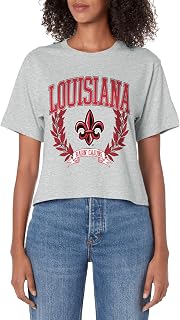 University of Louisiana Lafayette Ragin' Cajuns Laurels Women's Crop Top