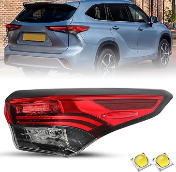 SOCKIR Tail Light Assembly Fit for 2020 2021 2022 Toyota Highlander Right Side