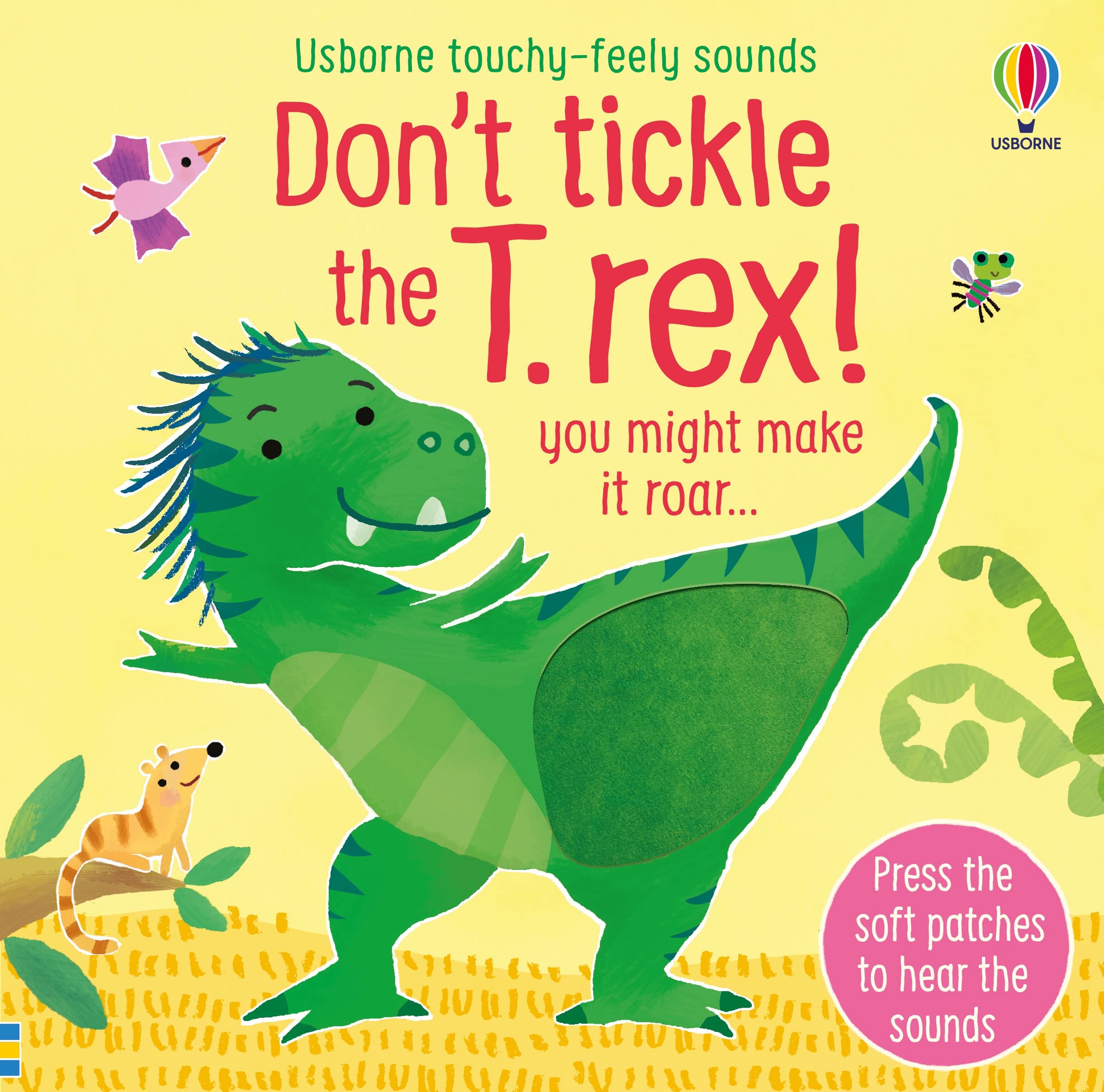 Don't tickle the T. rex! (Touchy-feely sound books) (DON'T TICKLE Touchy Feely Sound Books)