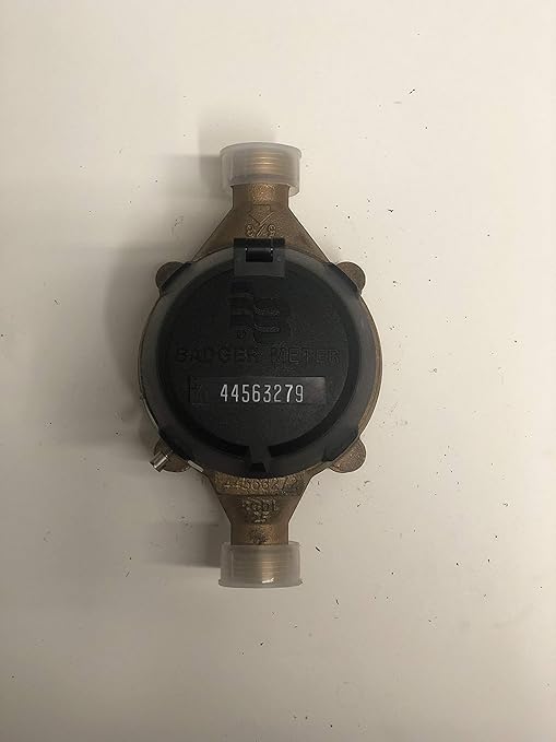 5/8x3/4 Badger M25 Water Meter New Direct Read Cubic Feet