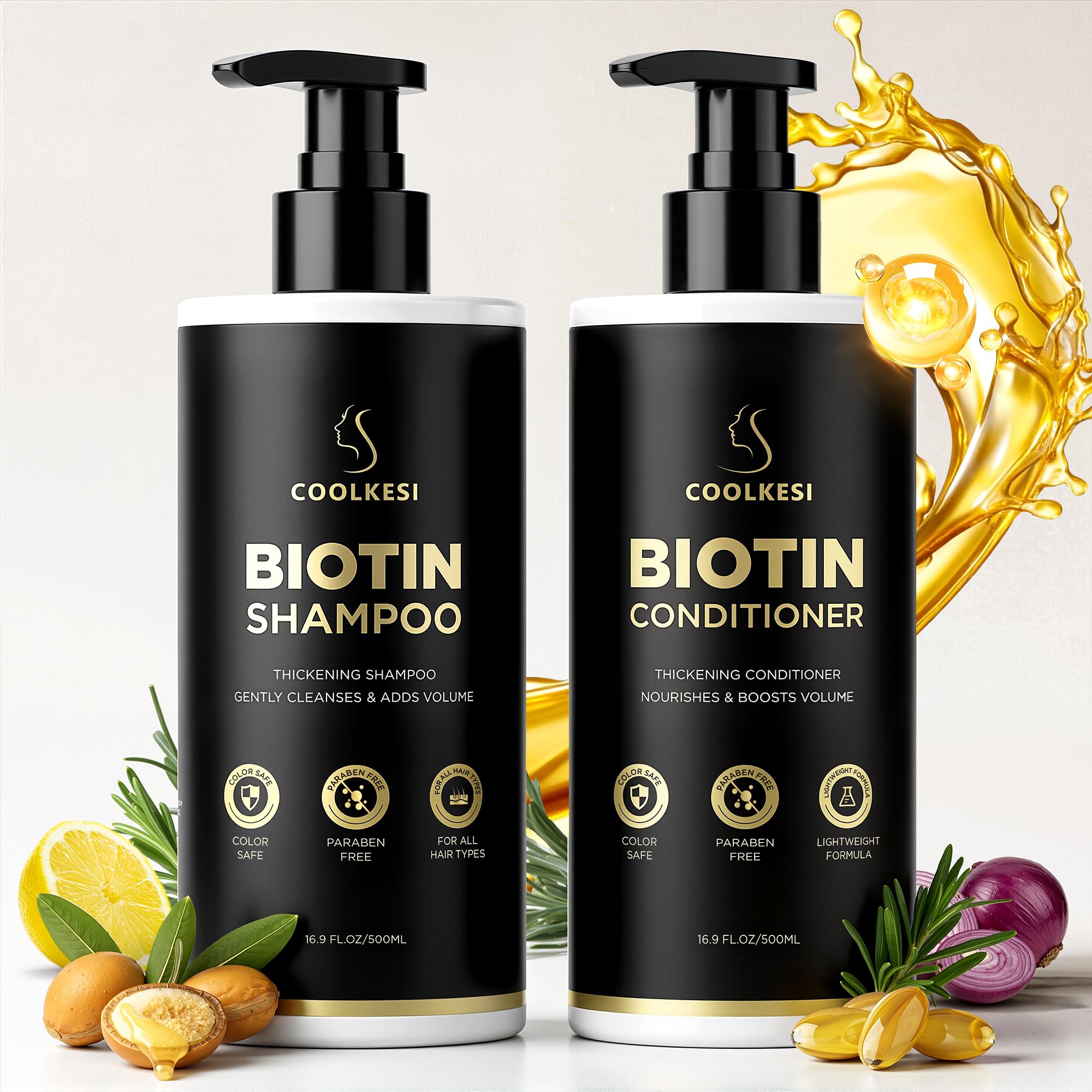 Amazon.com : Tripeptide-Infused Biotin Hair Growth Shampoo and