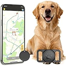 GPS Collar for Dogs,Pet Tracker (Android Only) Smart tag,Waterproof Compatible with Google Find My,No Monthly Fee,Advanced Tracking Solution Smart Collar for Pet Safety Ideal Small Large Dogs