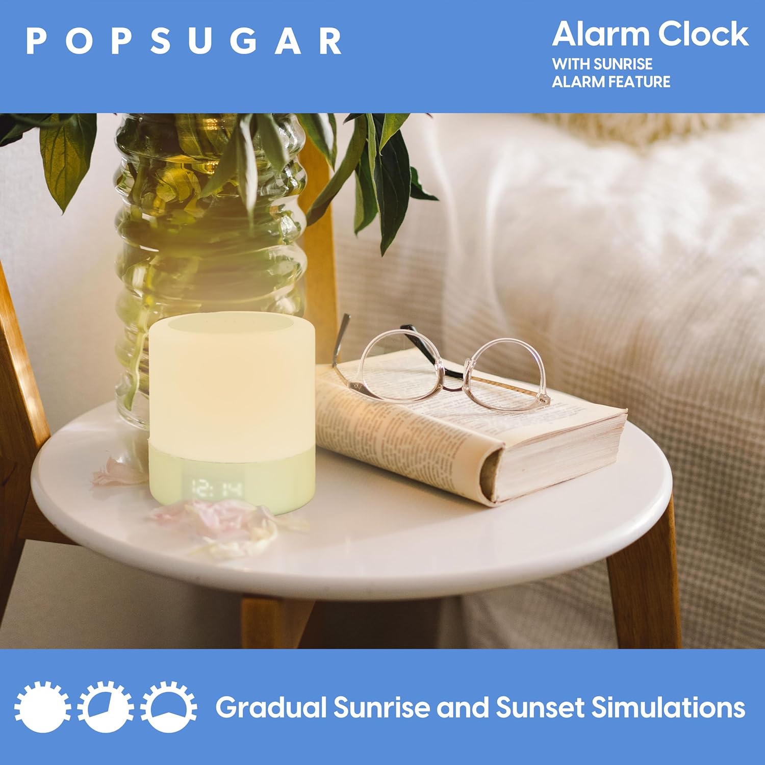 POPSUGAR Sunrise Alarm Clock with gradual light simulation