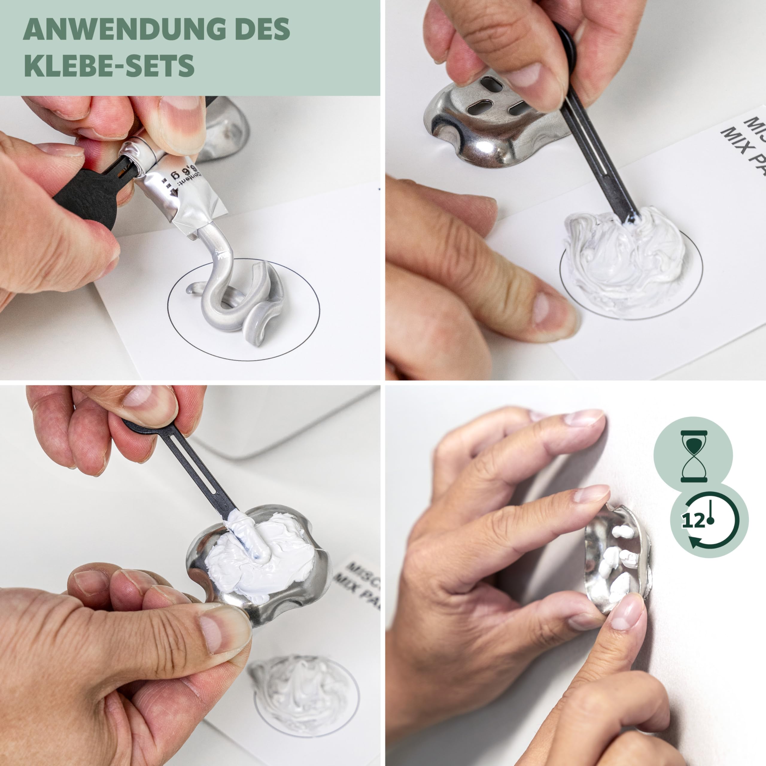 bremermann Bad-Serie LUCENTE - Glasablage mit hochgl�nzendem Edelstahl-Rahmen inkl. Klebeset, Badablage - Glasregal ideal f�r Bad und Dusche, Badablage aus Glas und Edelstahl, verchromt