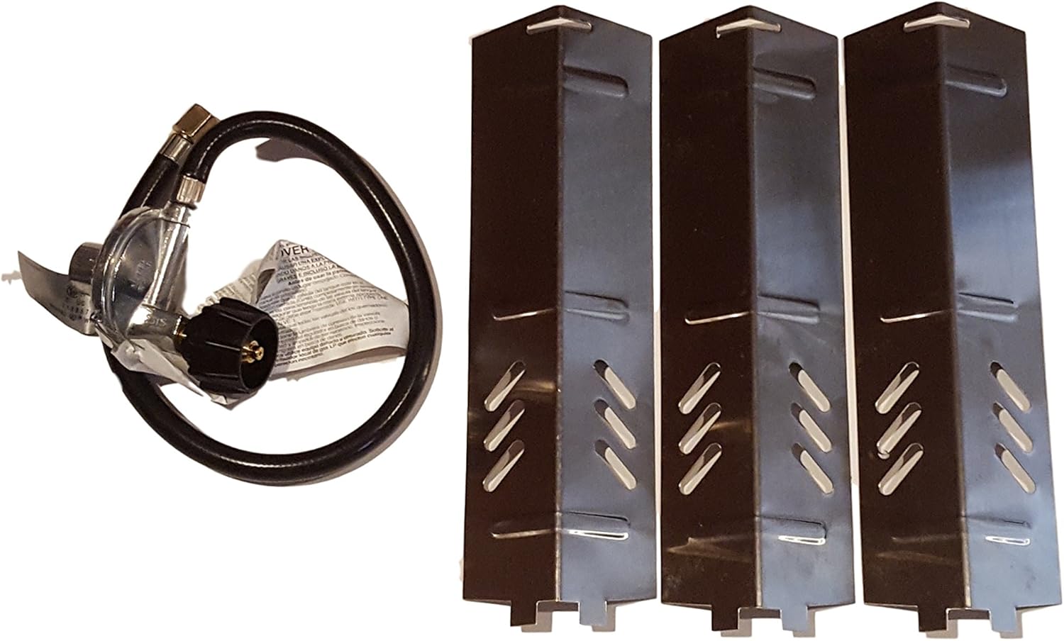 Set of Three Stainless Steel Heat Plates for Gas Grill