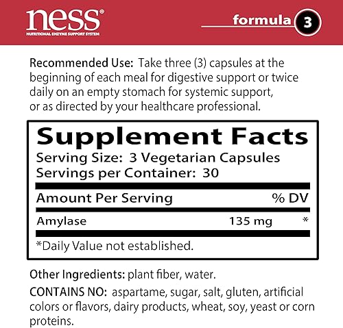 Miniatura 2 de Amilasa #3 90 cápsulas vegetales