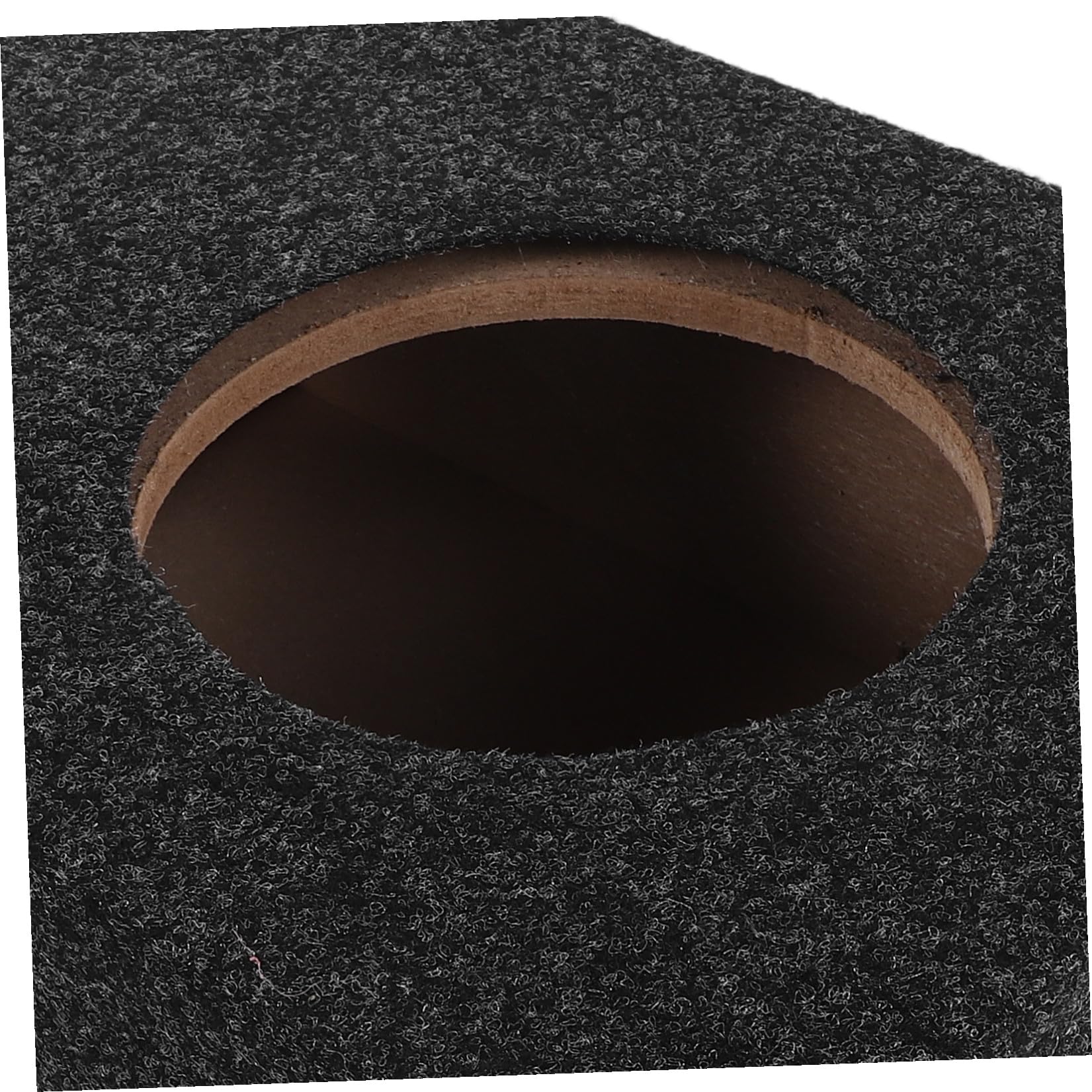 Angoily Cassa Subwoofer Quadrata Sottile 6,5 Pollici in Legno e Feltro, Nera, Portatile, per Sistemi di Enclosure Subwoofer e Apparecchi Audio, per Casa e Eventi All'aperto