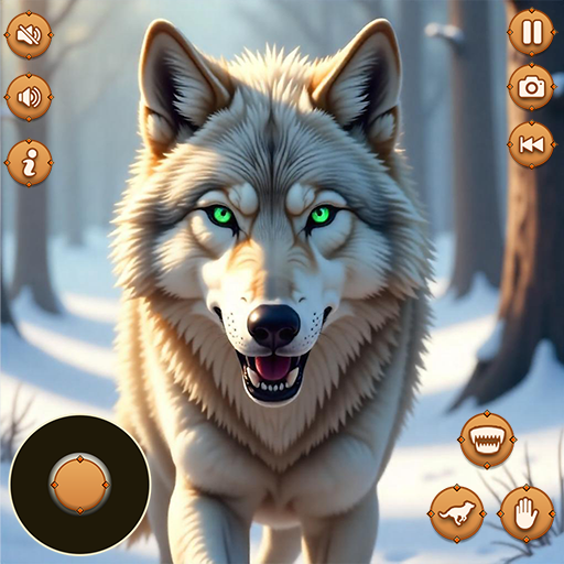 Wolf-Simulator: Wildtier-Dschungel-Abenteuer, Online-Wolf-Spiele