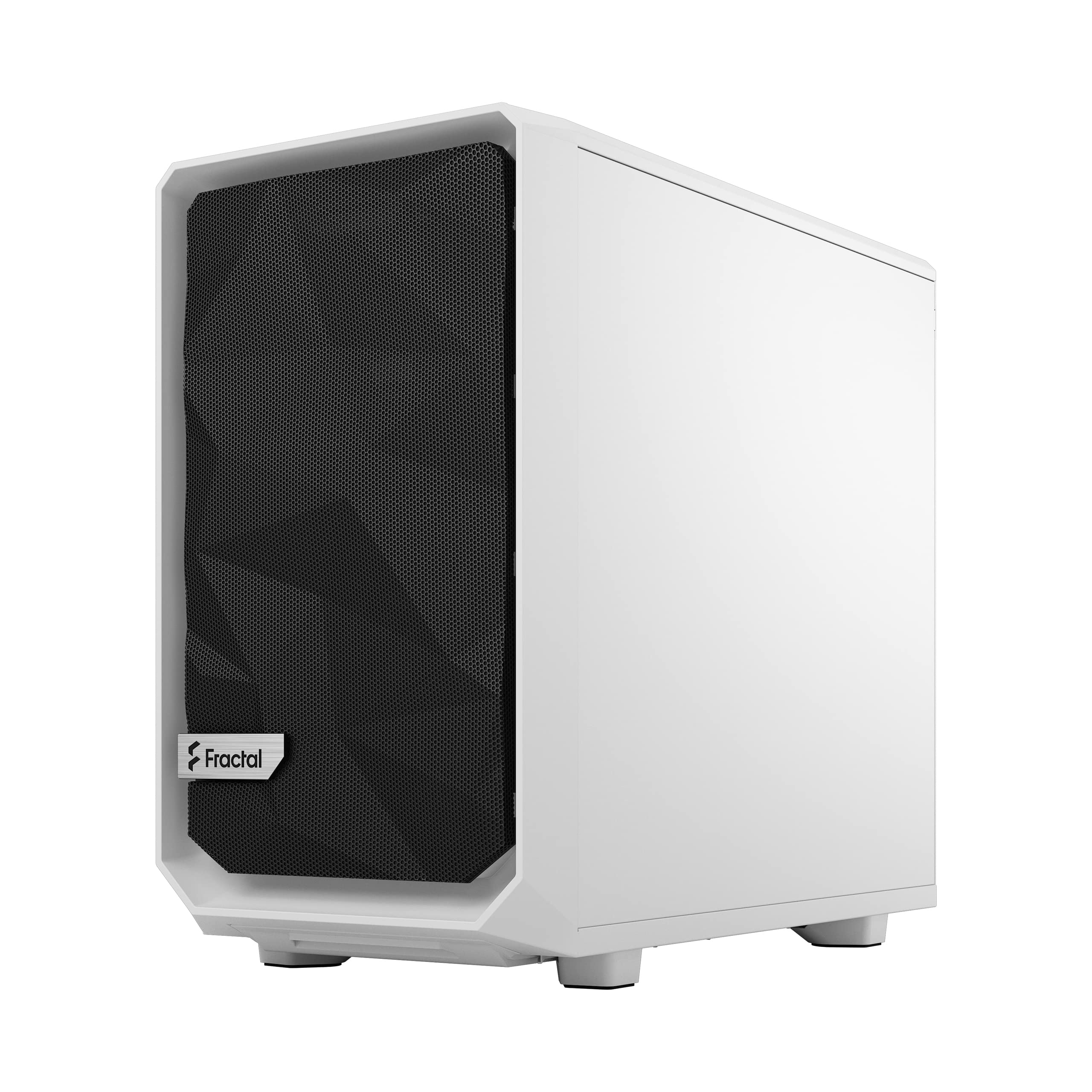 Fractal Design Meshify 2 Nano - MinI-Itx Tower (geh?rtetes Glas) - Keine Spannungsversorgung (atx) - Wei? - Usb/audio (fD-C-Mes2N-02)