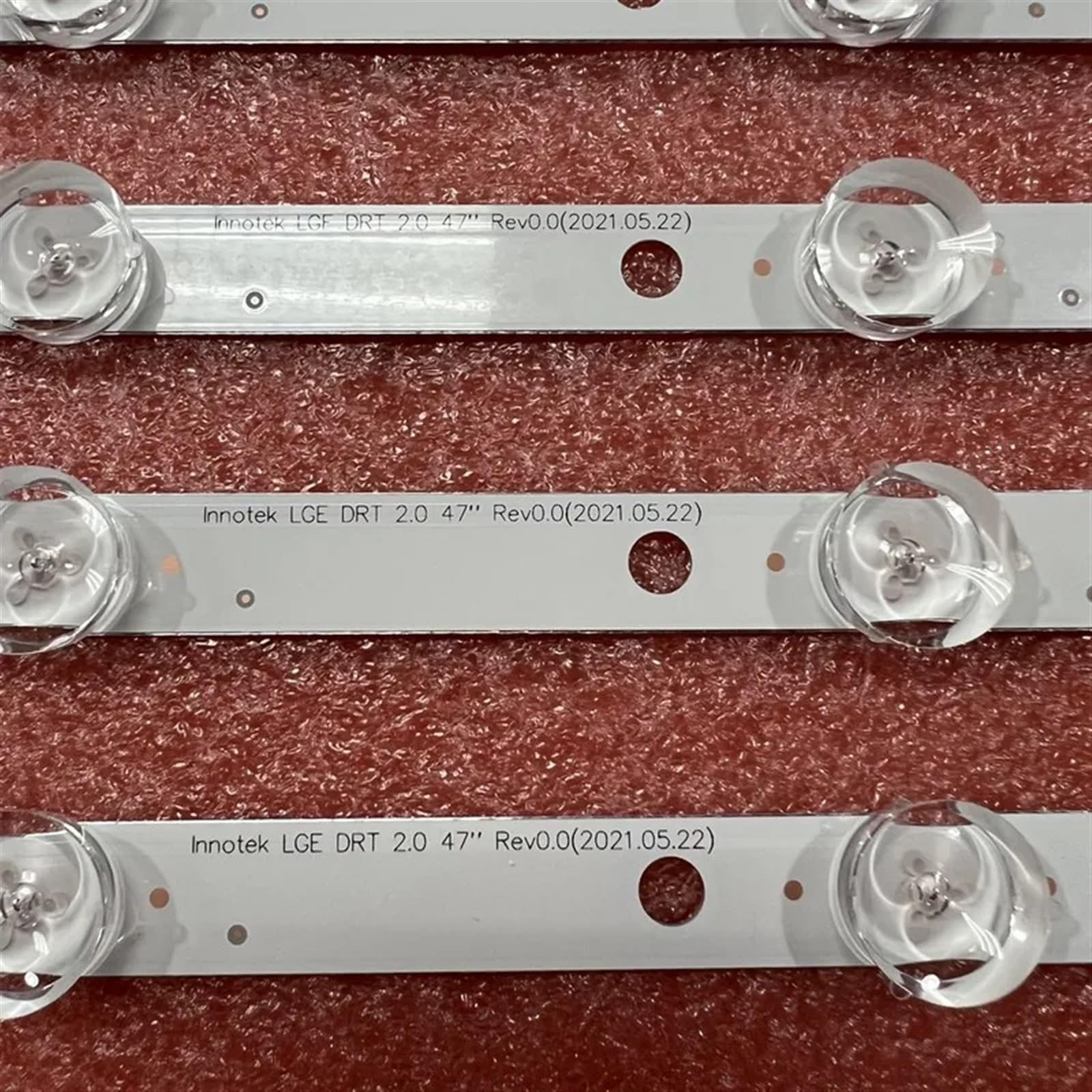 Kit 10 Pezzi 5LED (3V) Barra di retroilluminazione a LED Compatibile for TV 47LN5460 POLA2.0 47 Pollici TVE DRT 2.0 47 DRT2.0 (Color : 50pcs for 5 TV)