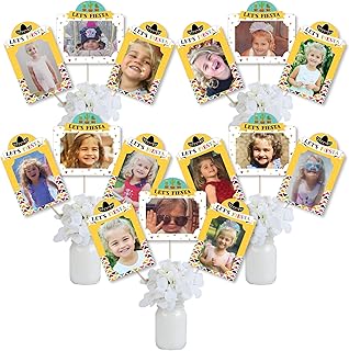 Big Dot of Happiness Letâ€™s Fiesta - Mexican Fiesta Picture Centerpiece Sticks - Photo Table Toppers - 15 Pieces