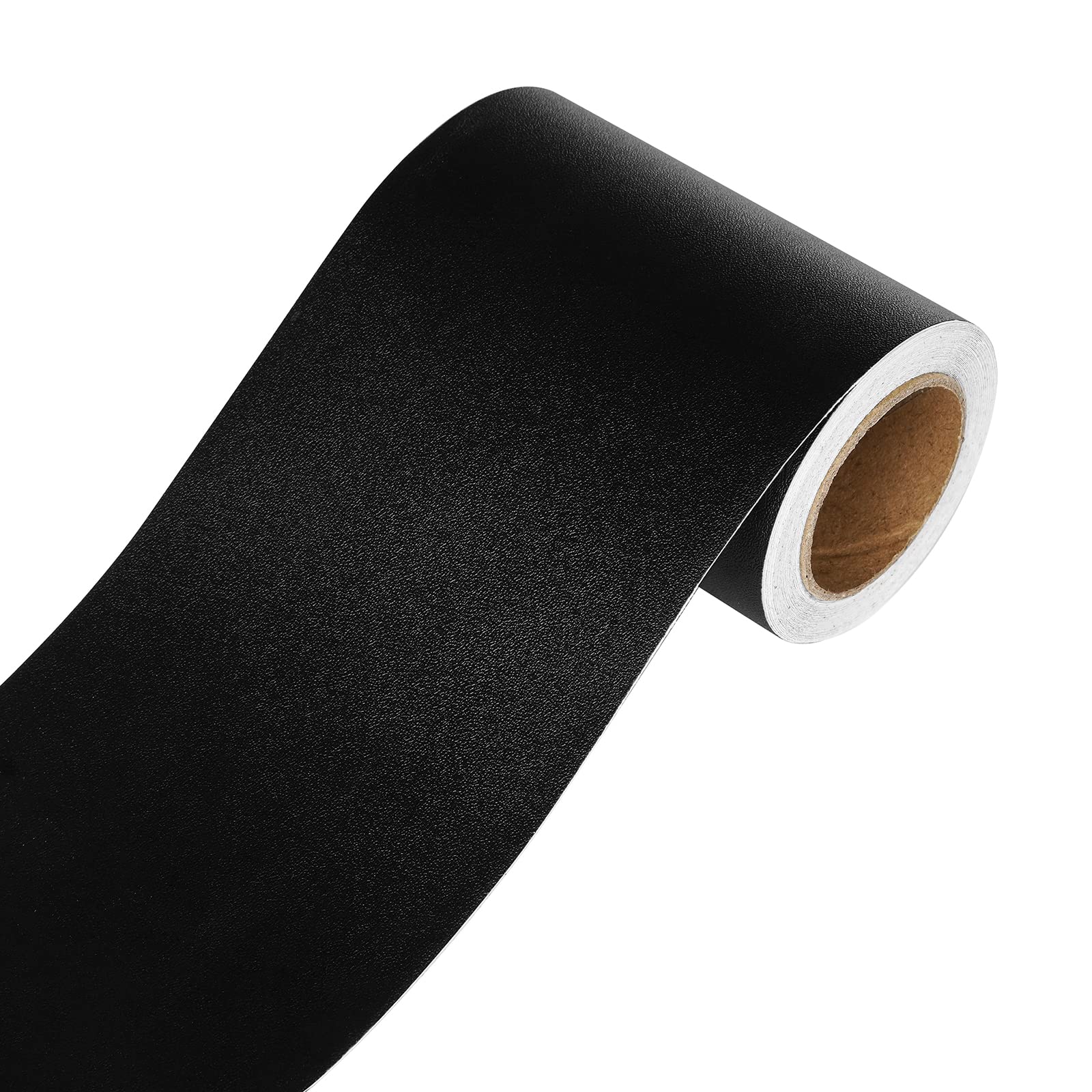 YENHOME Mirror Frame Border Peel and Stick 3"X590" Black Mirror Border Peel and Stick Wallpaper Border Self Adhesive Black Bulletin Board Border Black