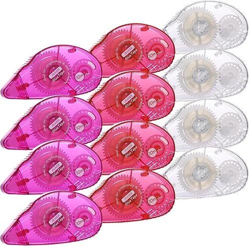 Cinta adhesiva de doble cara, rodillo adhesivo para álbumes de recortes, para manualidades, tarjetas y álbumes de recortes, 0.3 x 360 pulgadas,