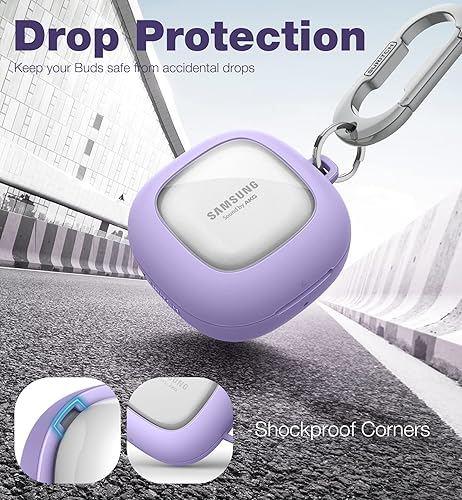 Miniatura 10 de SURITCH Funda para Samsung Galaxy Buds 2 Pro 2022 Galaxy Buds 2 2021 Galaxy Buds Live Case 2020 Galaxy Buds Pro Case 2021 funda rígida de