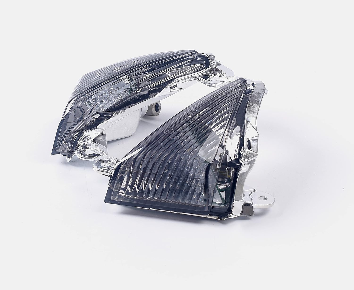 TOPZONE Compatible for Kawasaki 2006-2007-2008 ER-6N/ EX650 ER-6F/ Ninja 650; Front Idicator Lamp Turn Signal Blinker Flasher Light (Lens Only, Orange Color)