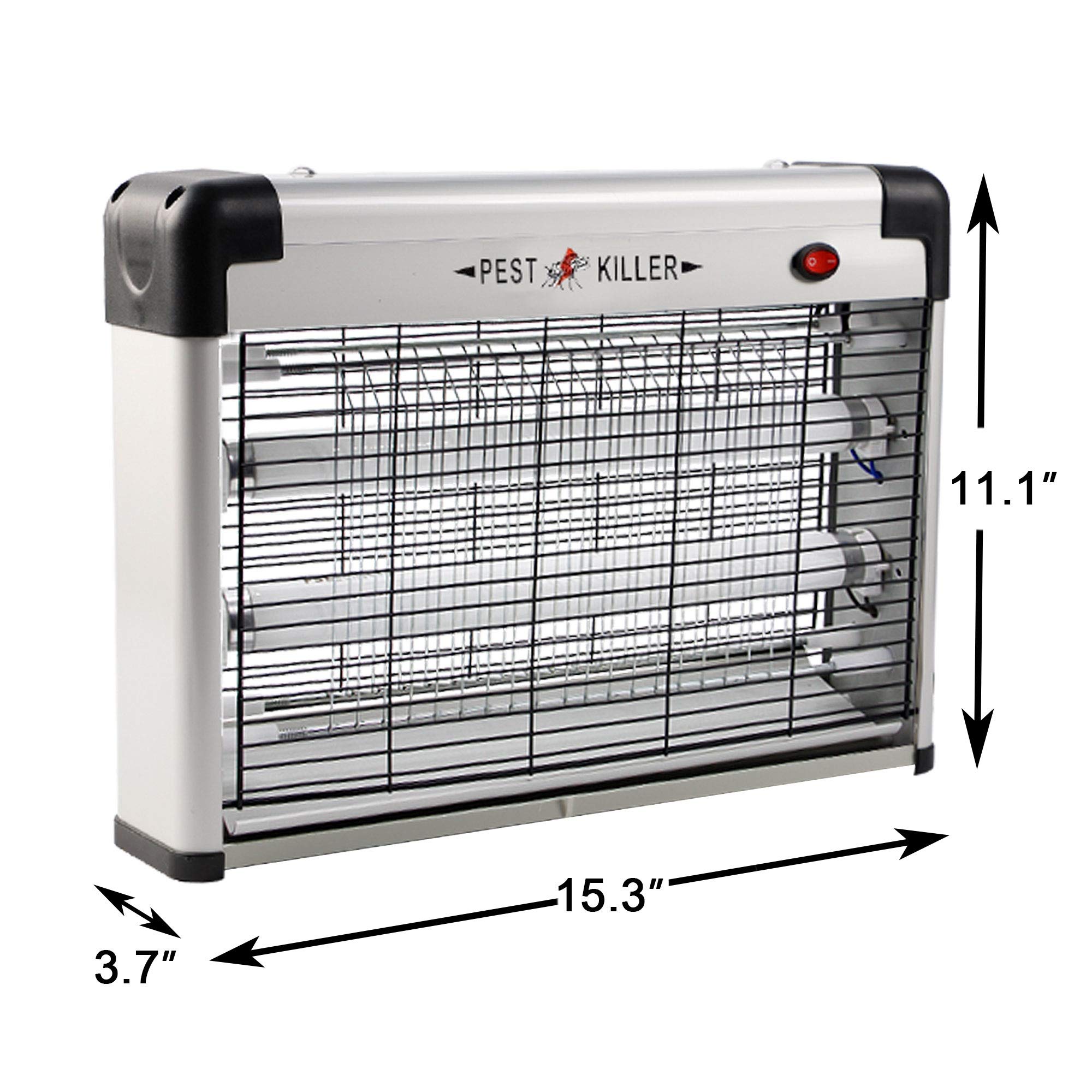 Electric Bug Zapper, Aluminium Indoor Mosquito Killer with 20W Lamps