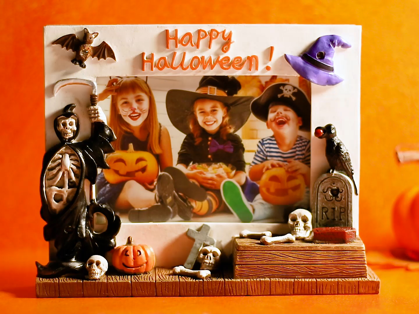 Duffy ハロウィン フォトフレームストラップキーホルダーセット Amazon.com - FINE PHOTO GIFTS Halloween Light Up 6