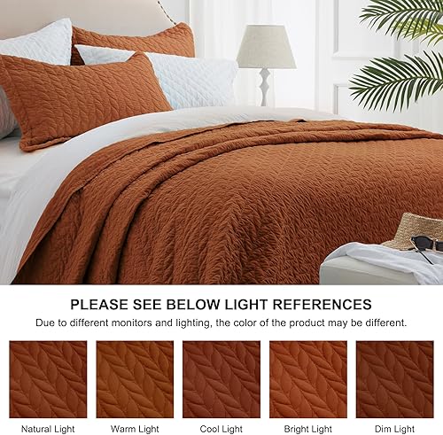 Vista 88 de SunStyle Home - Juego de colcha de cama de microfibra, ligero y suave, reversible, patrón de colcha, colchas para todas las estaciones. 01 - Verde