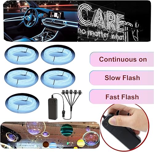 Miniatura 10 de Ourbest el Wire - Cable de luz multicolor