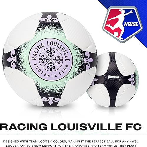 Miniatura 3 de Franklin Sports NWSL - Balones de fútbol del equipo, pelotas de fútbol para niños y adultos, pelotas de fútbol para niños y niñas, pelota de fútbol