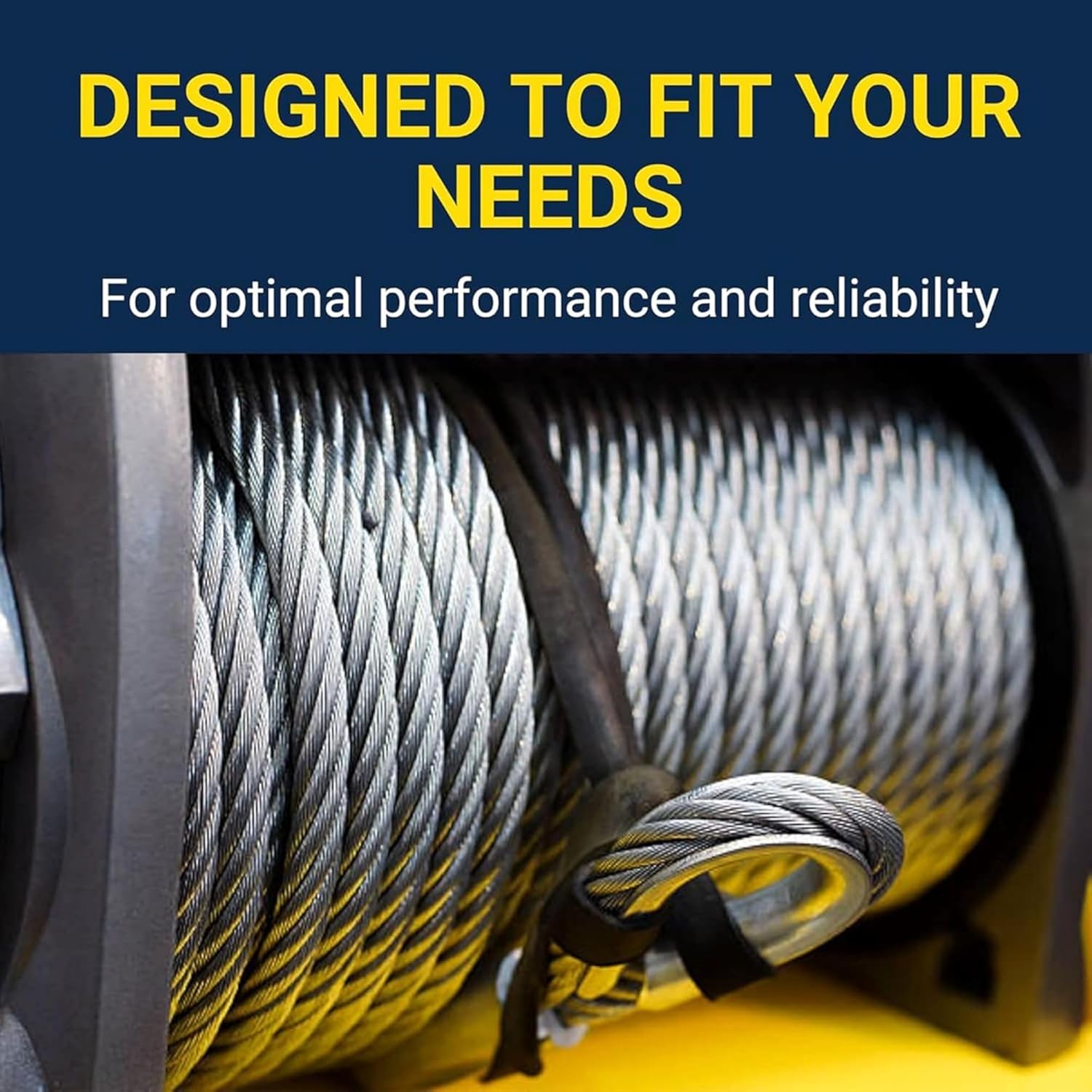 Tie Down 7/32" x 50 ft Winch Cable with Latch Hook | Galvanized 7x19 Aircraft Cable |5600 lb Break Strength, 1120 lb Safe Working Load | Easy Replacement for Winches, ATV, UTV, Boat Trailer