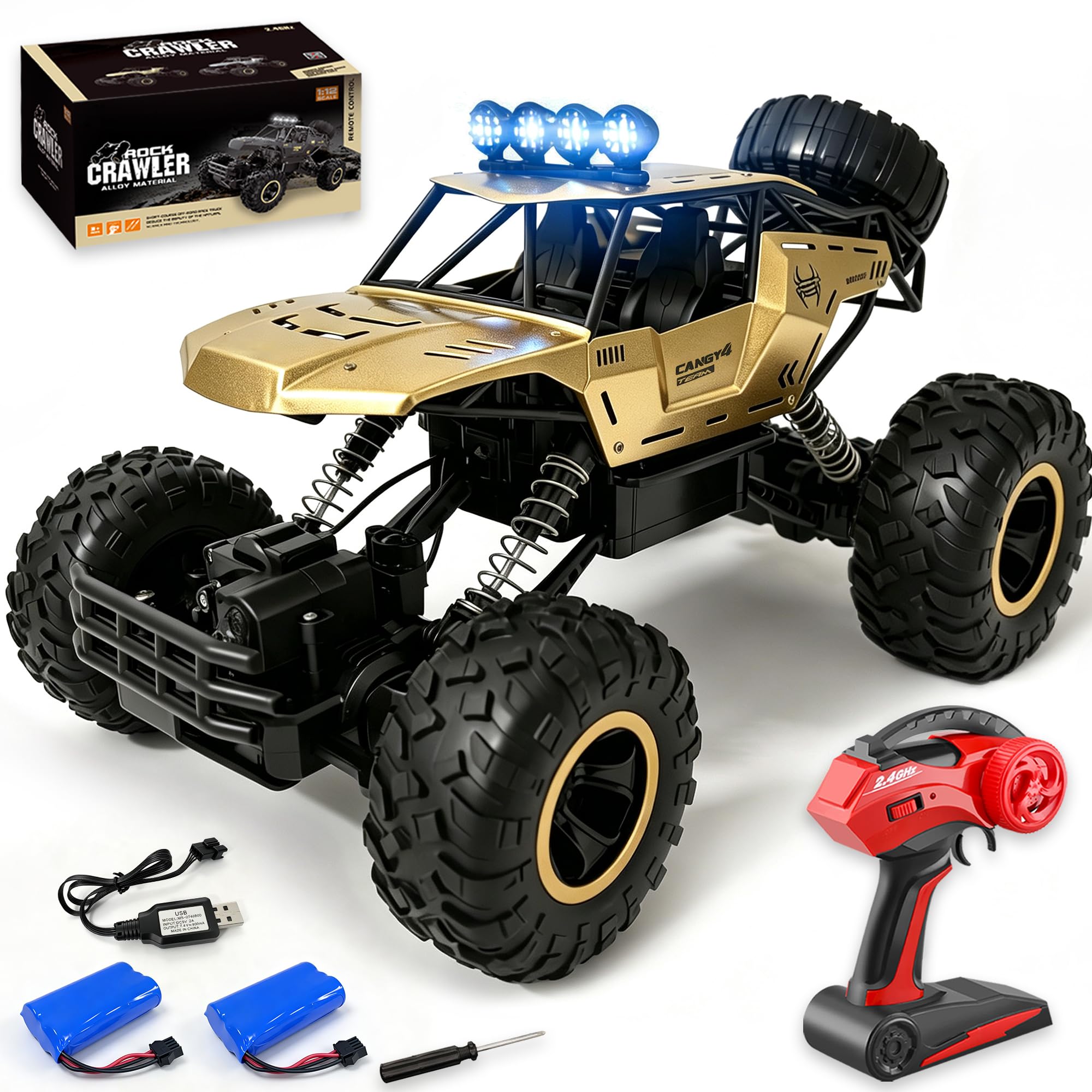 Jiakora Macchina Telecomandata per bambini, 1:12 Monster Truck Giocattolo