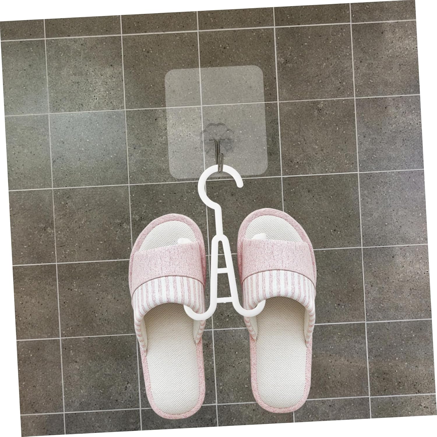 OUNONA 40pcs Shoes Hanging Shelf Boot Shoes Hanger Plastic Organizer Space-Saving Multi-use for Indoor Outdoor